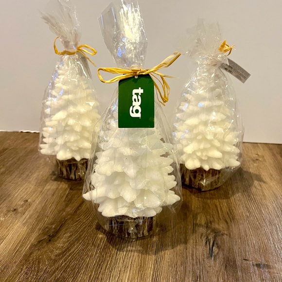 Tag Other - 🎄Beautiful White Tree Candle- Set of 3